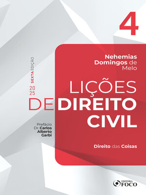 cover image of Lições de Direito Civil--Volume 4--6ª Ed--2025